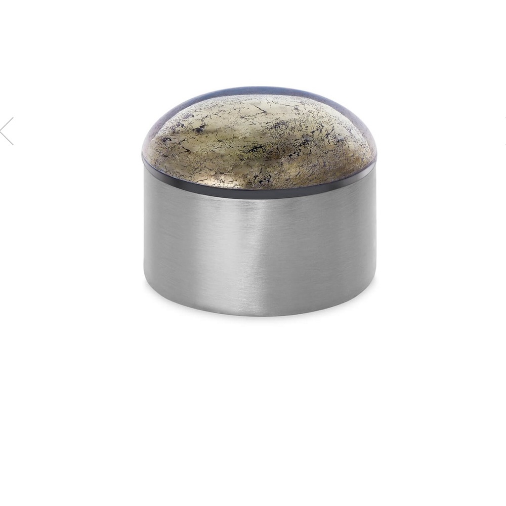 Kendra Scott Antique Silver Plated Mini Dome Box